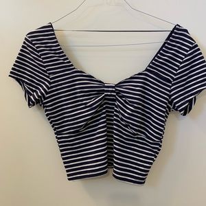 Front Detail Crop Top